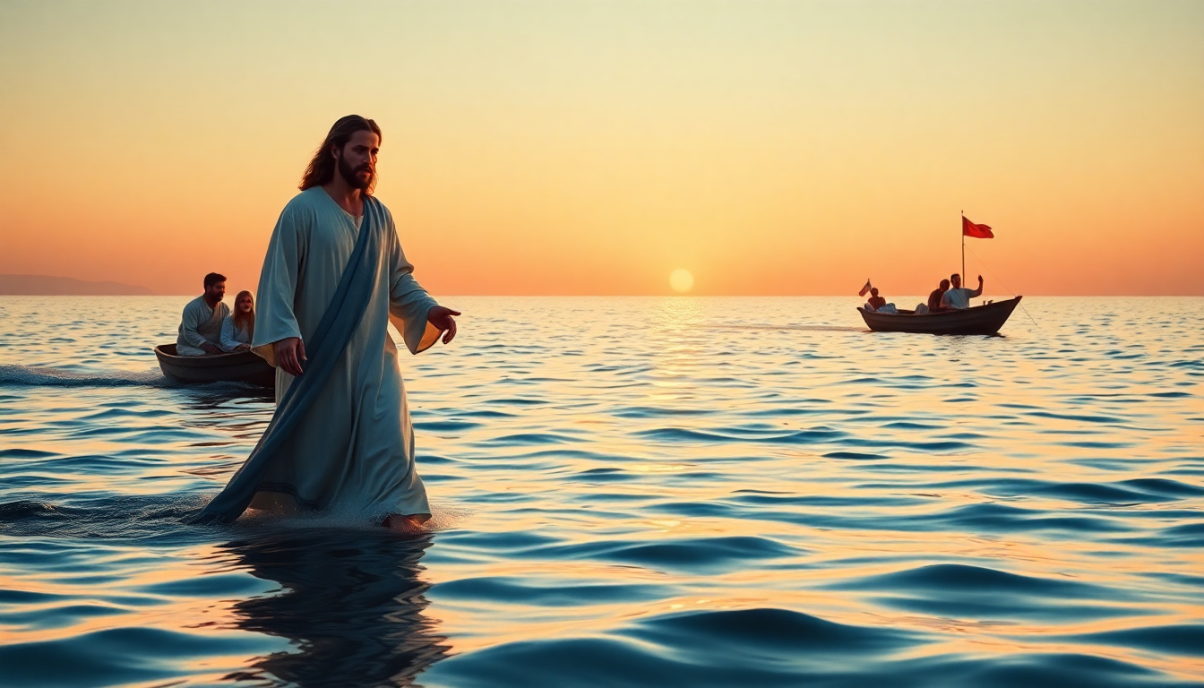 From the Sea of Galilee to Your Heart: The Symbolism of Jesus Walking on Water - and How Your Jewelry Can Reflect It